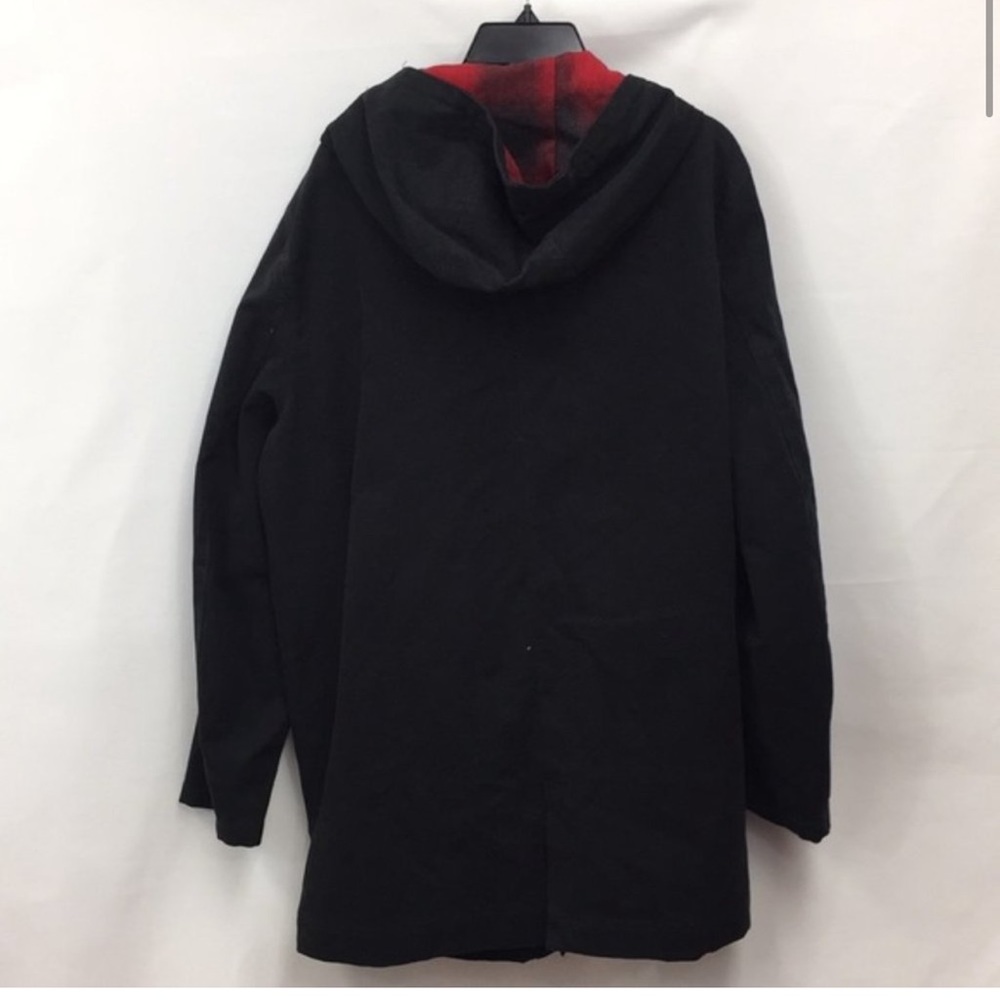 Pendleton Wool Black Hawk Hooded Zip Canvas Jacket - image 4